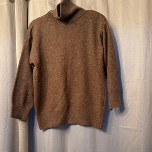 Men's Brown Turtleneck Sweater